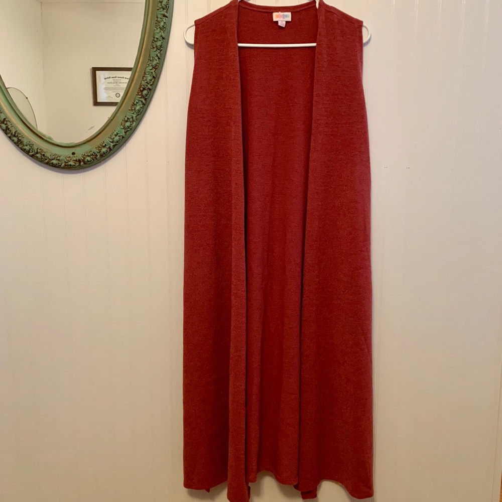 Rust LuLaRoe Joy Cardigan